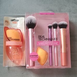 Real Techniques Prestige Performance Brush and Sponge Set